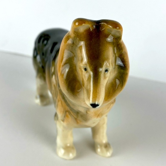 Handpainted Collie dog figurine - Picture 1 of 4